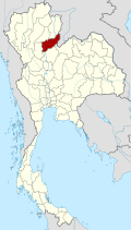Thailand Uttaradit locator map